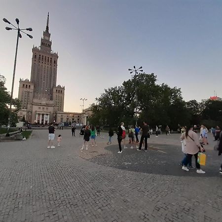 Centrum Zlote Tarasy Metro Rondo Onz Balkon Apartment Warsaw Ngoại thất bức ảnh